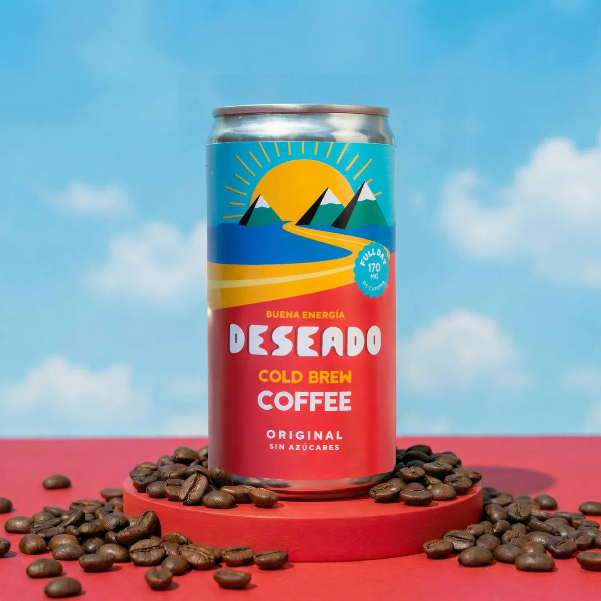Lata de DESEADO Original, cold brew con cafeína natural